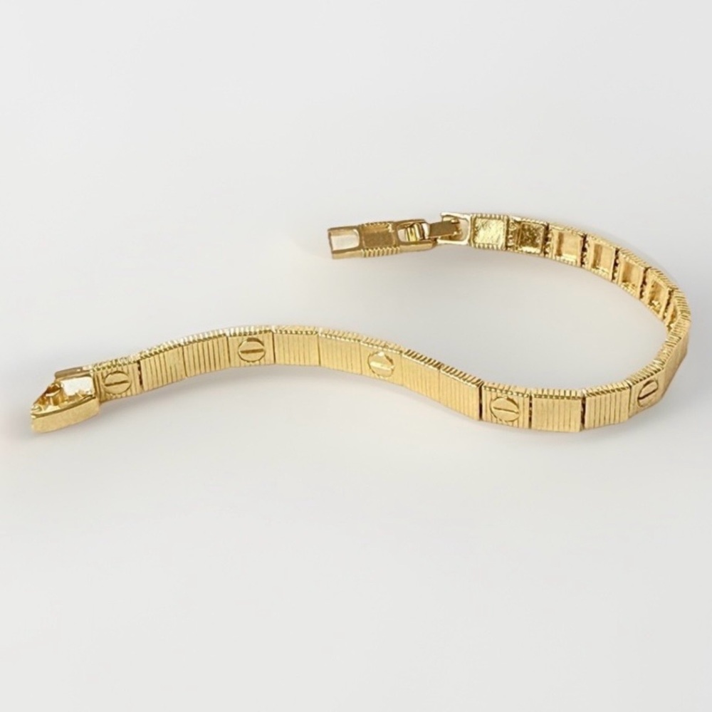 Love Series Inspired Bracelet | 14k Gold Tone | Luxury Style | Luxury Jewelry - Picture 4 of 11